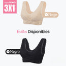 AirBra - Oferta Especial 3X1 - 3 Sujetadores Push Up Beige, Blanco y Negro