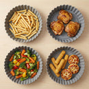 AirSilic - 6x1 Moldes Antiadherentes de Silicona para Freidora de Aire