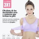 AirBra - Oferta Especial 3X1 - 3 Sujetadores Push Up Beige, Blanco y Negro
